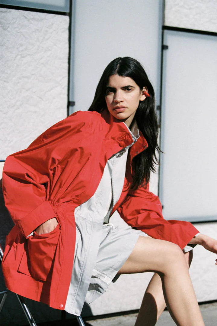 
                  
                    Paper Taffeta Parka Red
                  
                