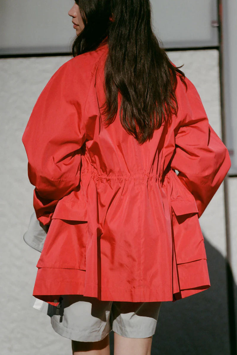 
                  
                    Paper Taffeta Parka Red
                  
                