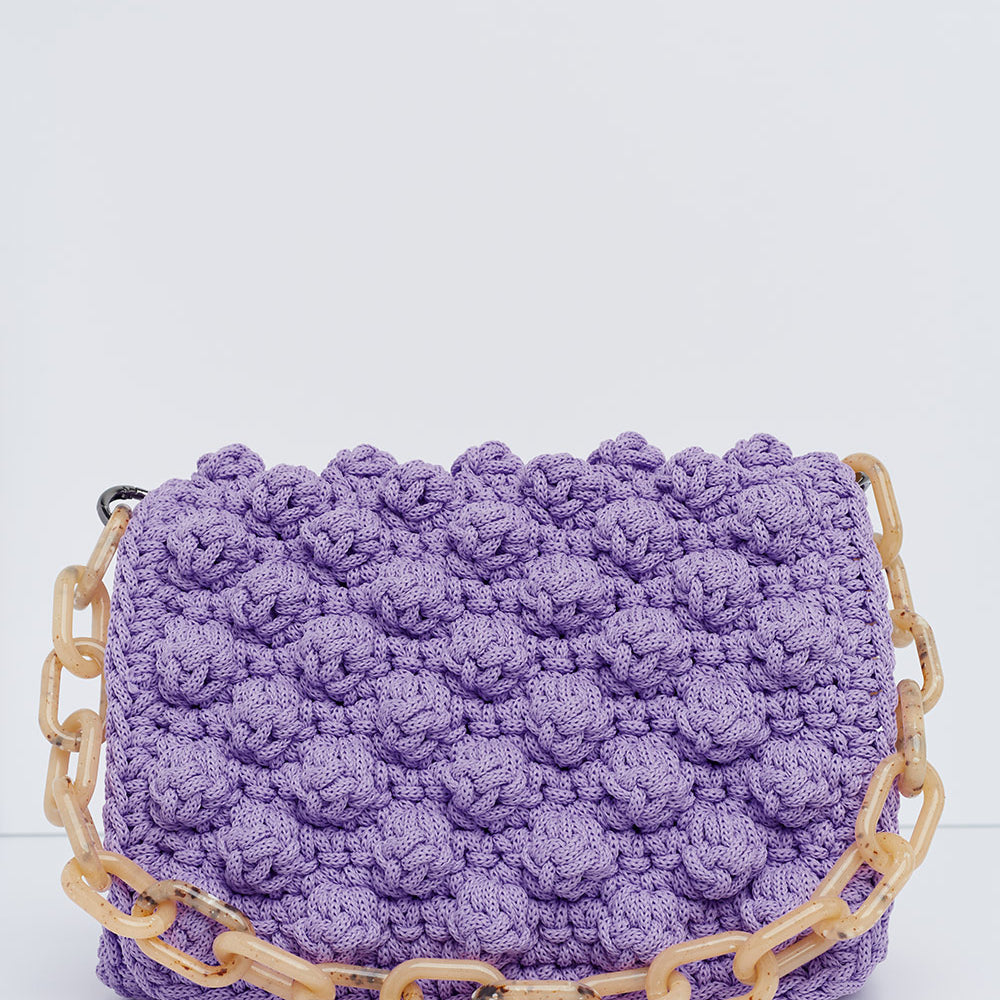 
                  
                    Bubbles Bag Medium Lilac with Tartaruga Chain
                  
                