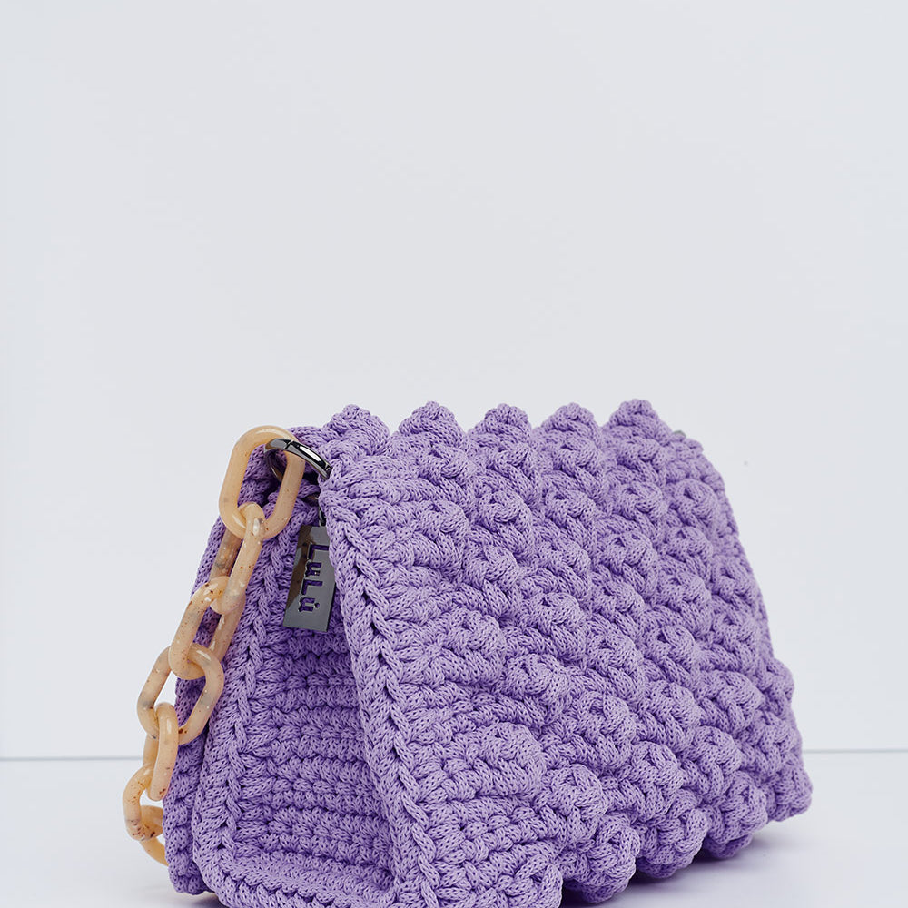 
                  
                    Bubbles Bag Medium Lilac with Tartaruga Chain
                  
                
