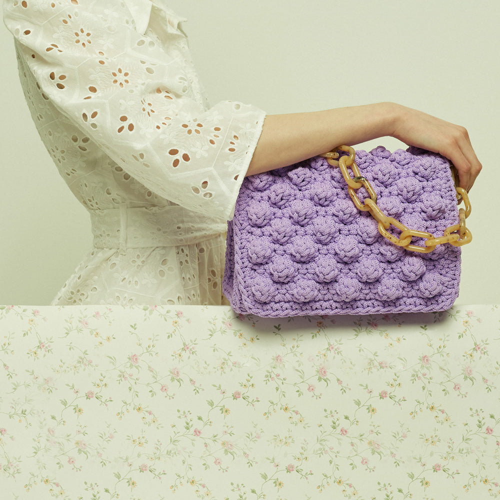 
                  
                    Bubbles Bag Medium Lilac with Tartaruga Chain
                  
                