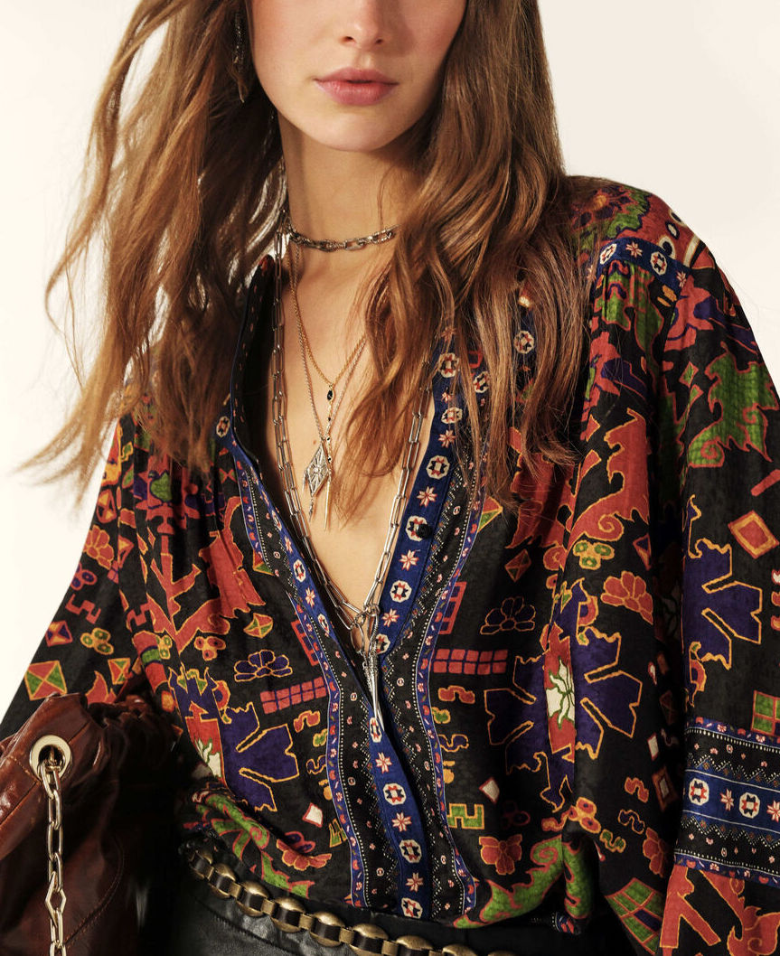 
                  
                    Verone Noir Blouse
                  
                
