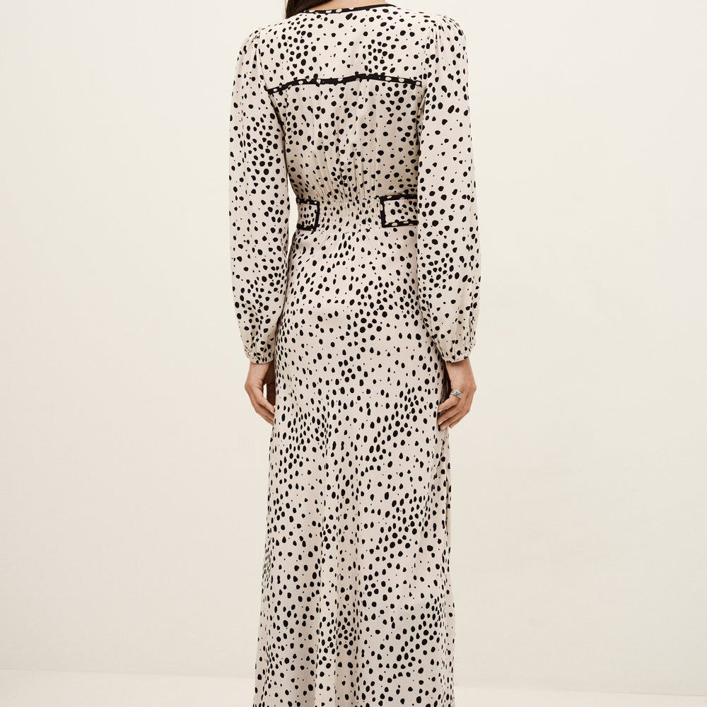 
                  
                    Derby Ecru Dotsy Dress
                  
                