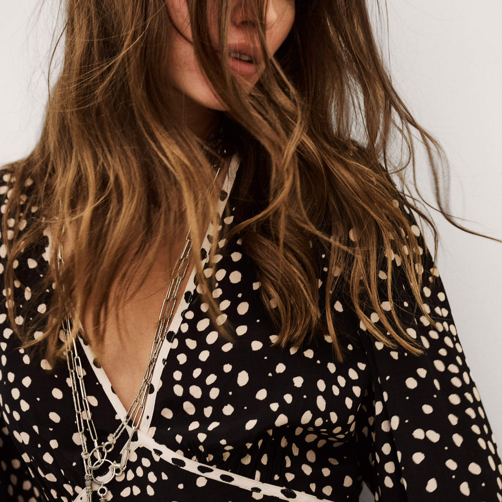 
                  
                    Derby Encre Dotsy Dress
                  
                