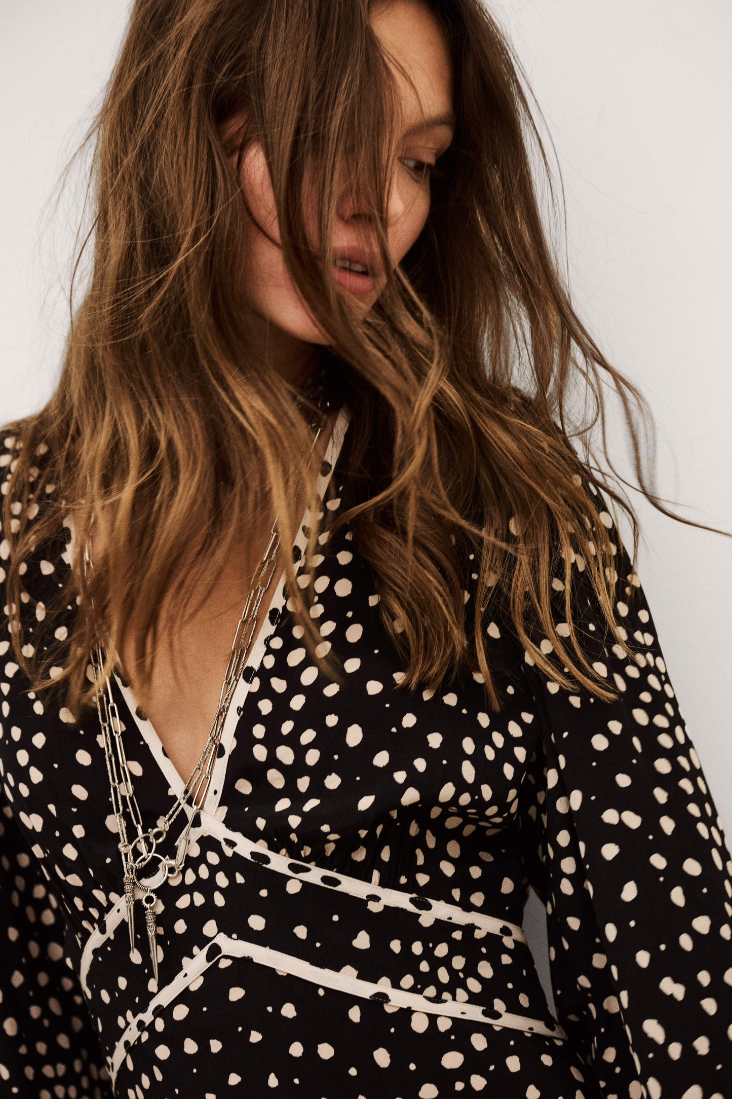 
                  
                    Derby Encre Dotsy Dress
                  
                