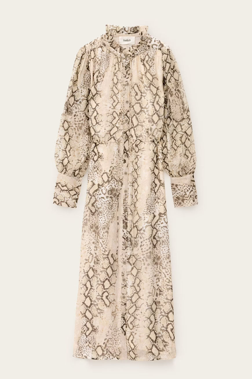 
                  
                    Sahara Ecru Serpent Dress
                  
                