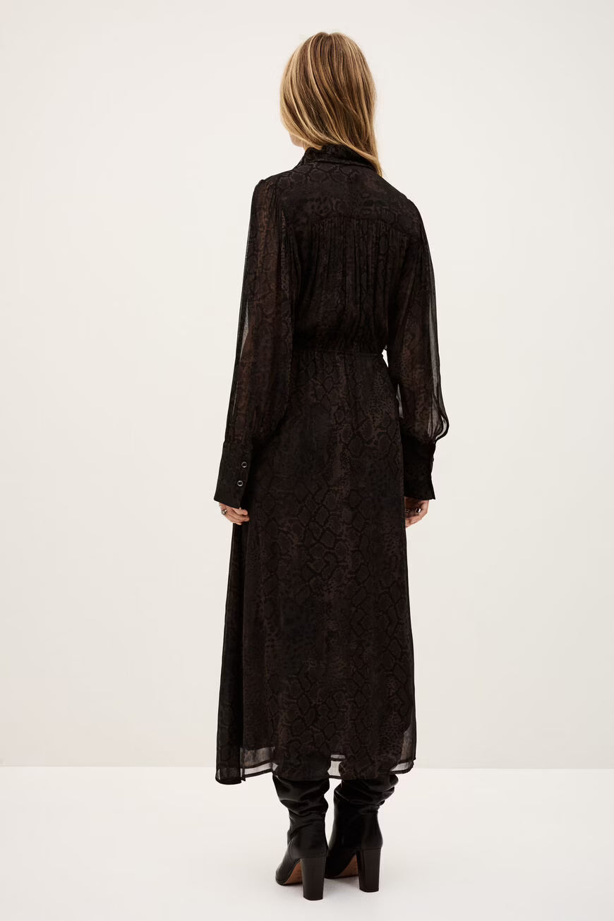 
                  
                    Sahara Marron Serpent Dress
                  
                
