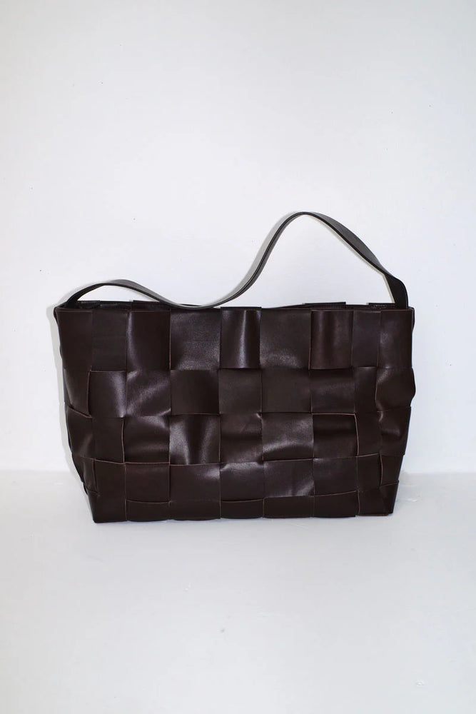 
                  
                    Woven Large Tote Bag Chocolate
                  
                