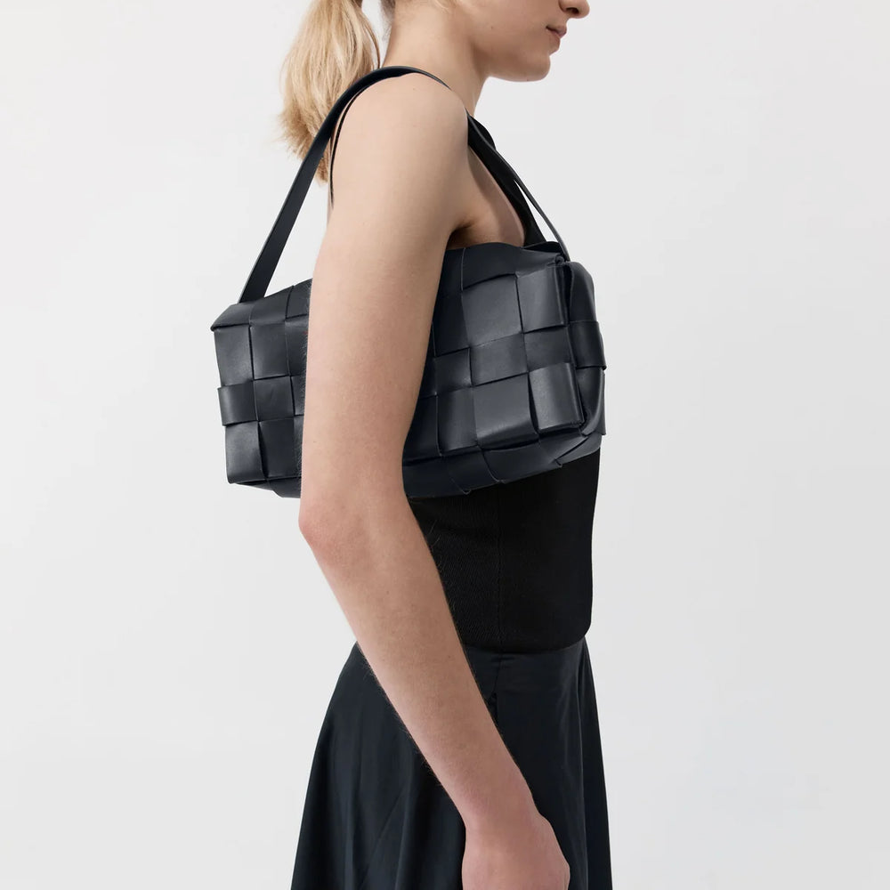 
                  
                    Woven Envelope Slim Bag Black
                  
                