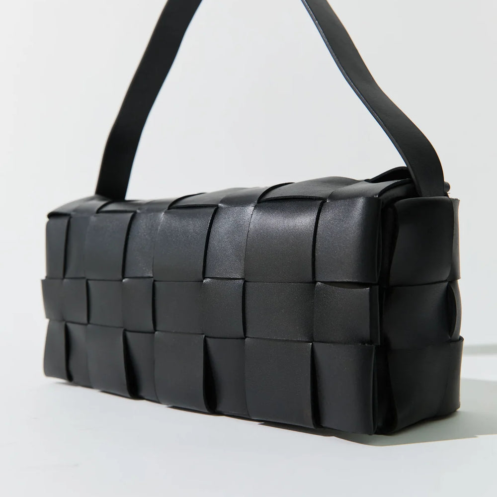 
                  
                    Woven Envelope Slim Bag Black
                  
                