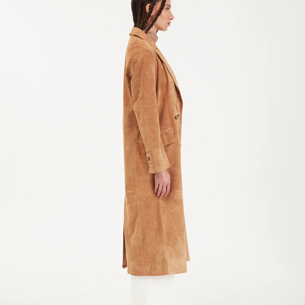 
                  
                    Aggie Coat Suede
                  
                