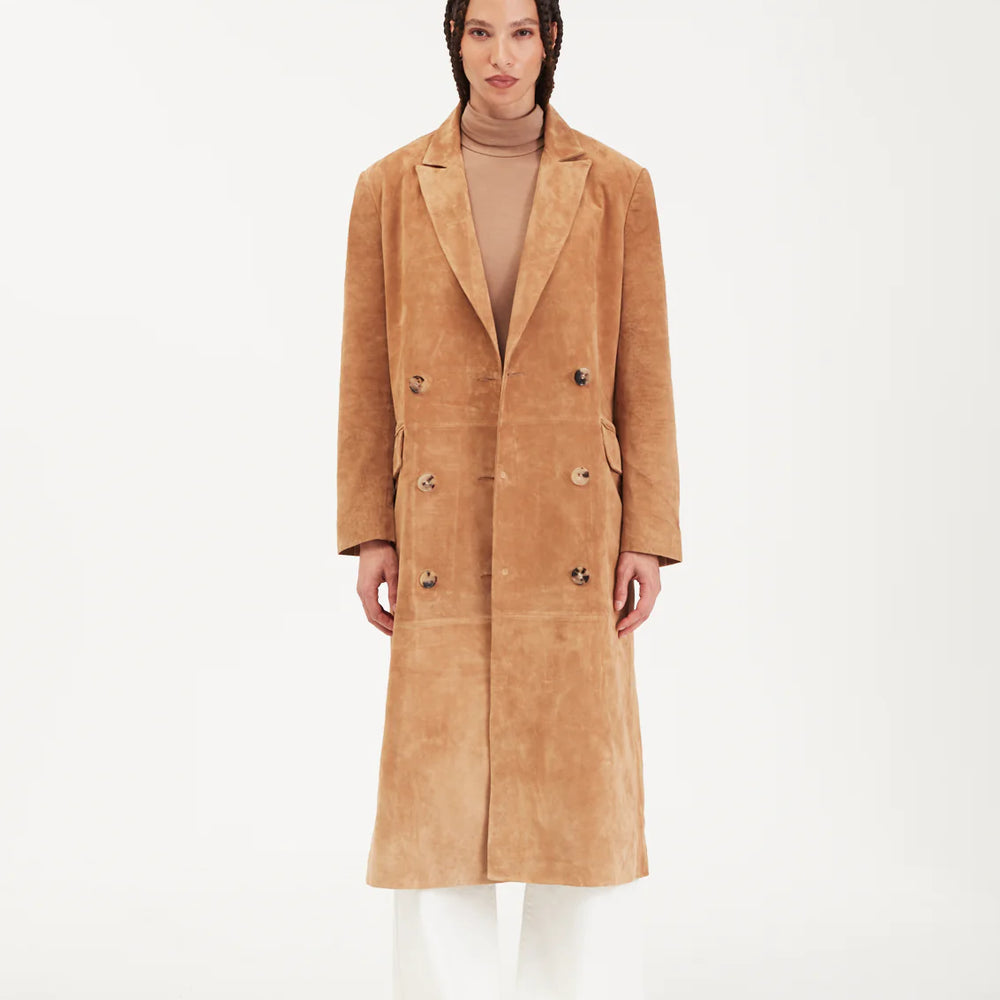 
                  
                    Aggie Coat Suede
                  
                