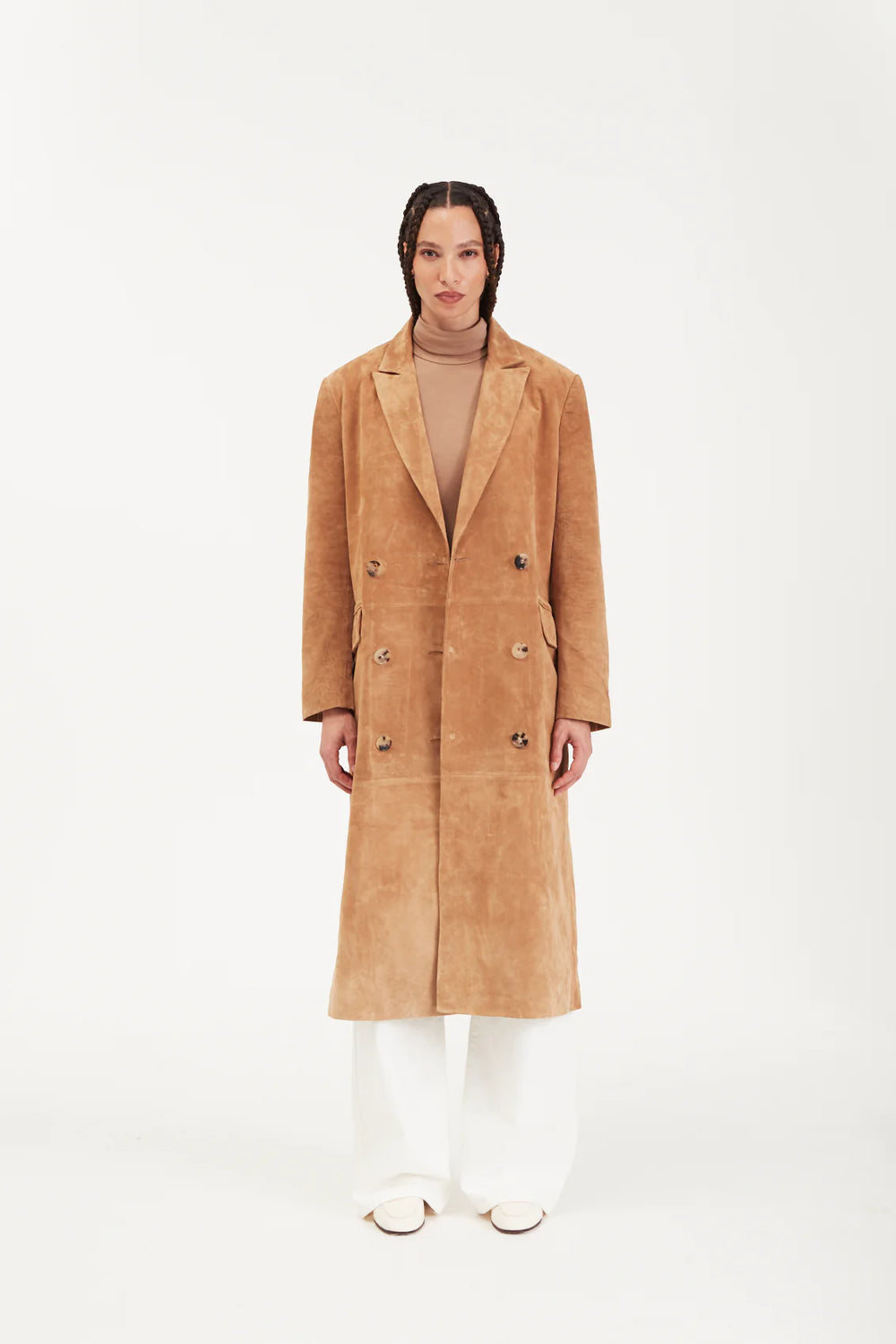 Aggie Coat Suede