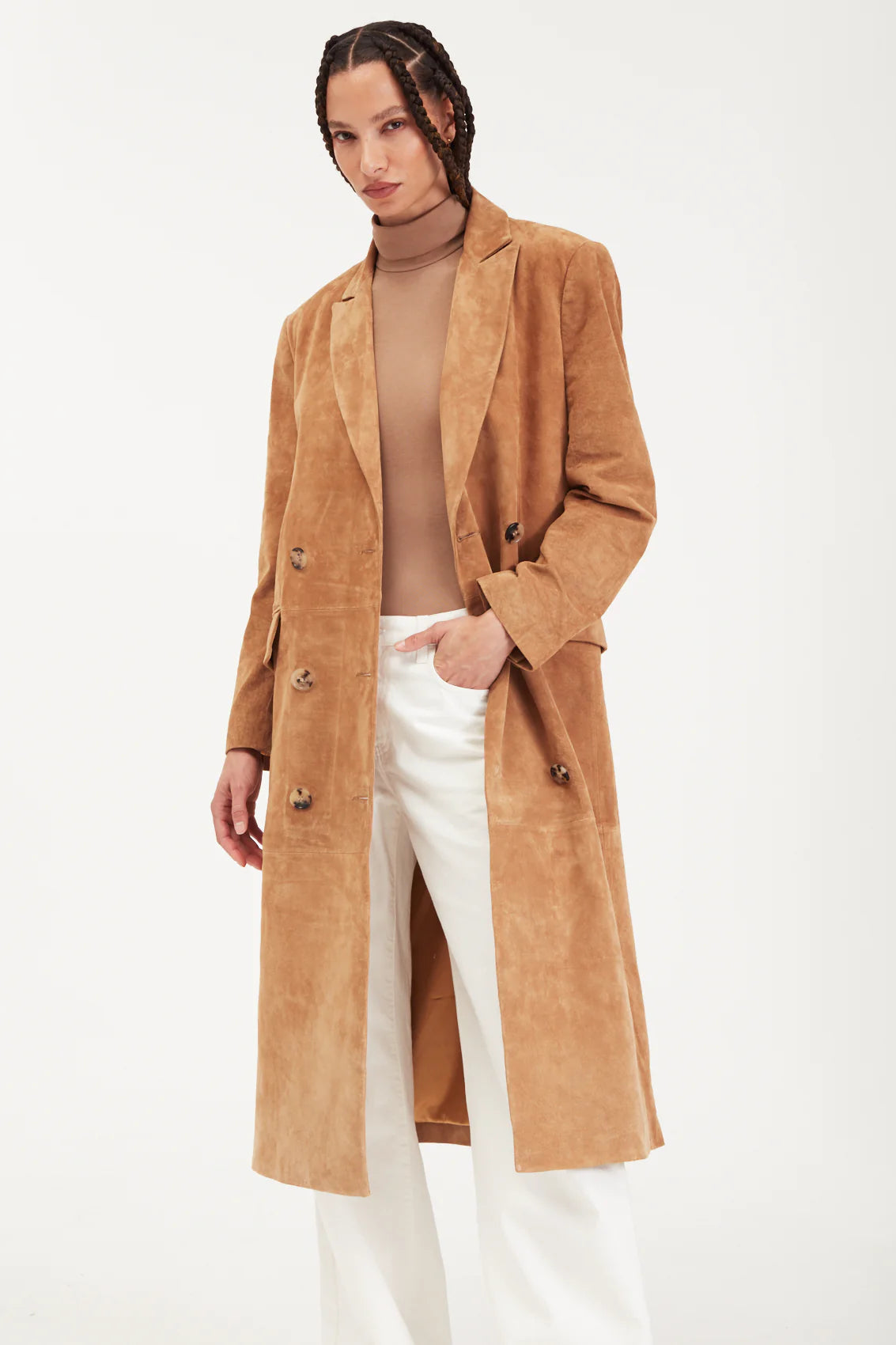 
                  
                    Aggie Coat Suede
                  
                