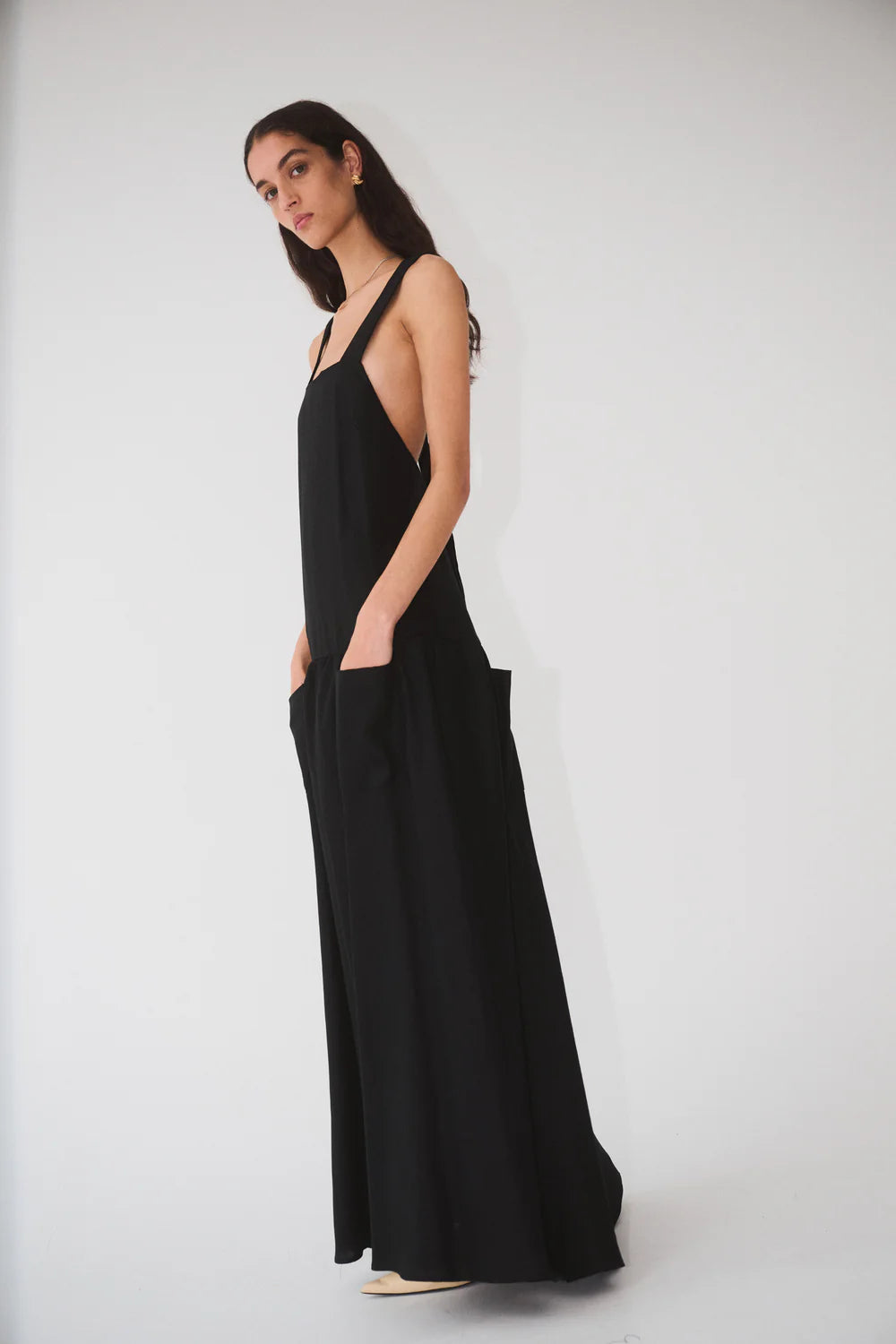 
                  
                    Athena Cross Back Linen Dress
                  
                
