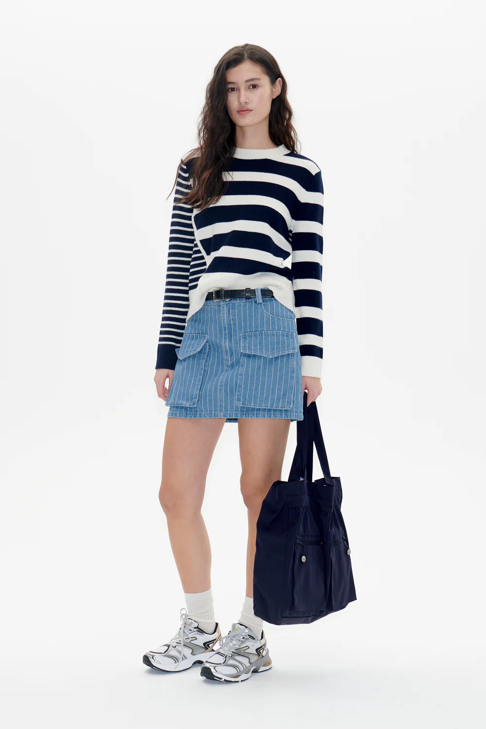 Centa Navy Stripe Pullover