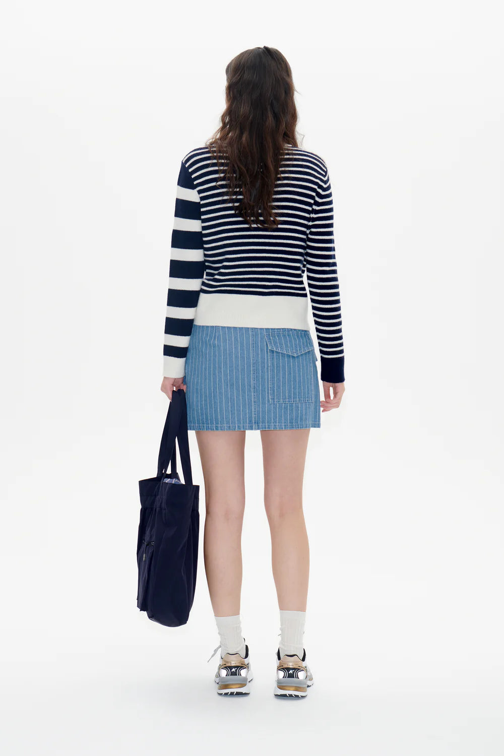 
                  
                    Centa Navy Stripe Pullover
                  
                
