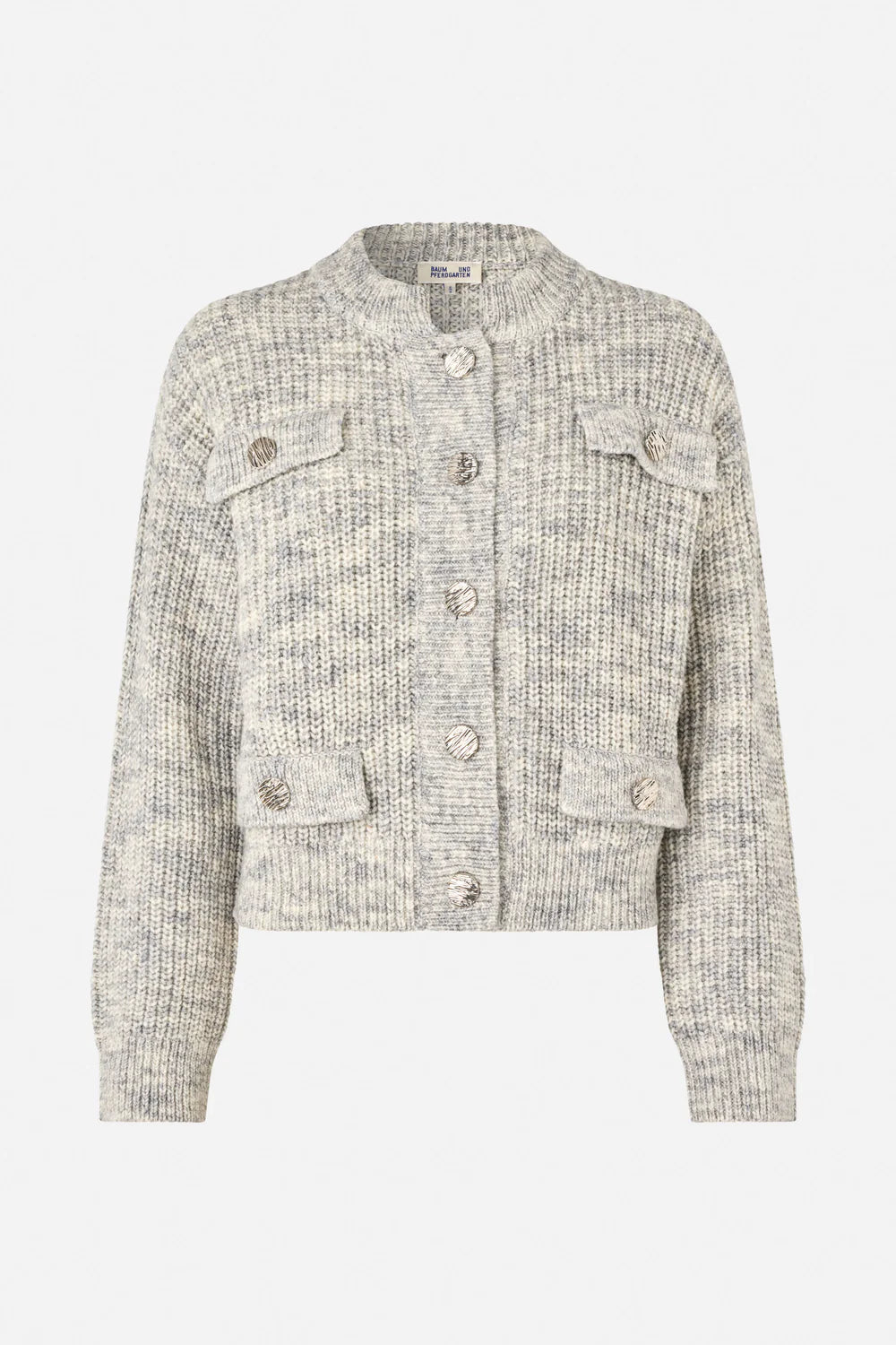 
                  
                    Cat Cardigan Silvergrey Melange
                  
                