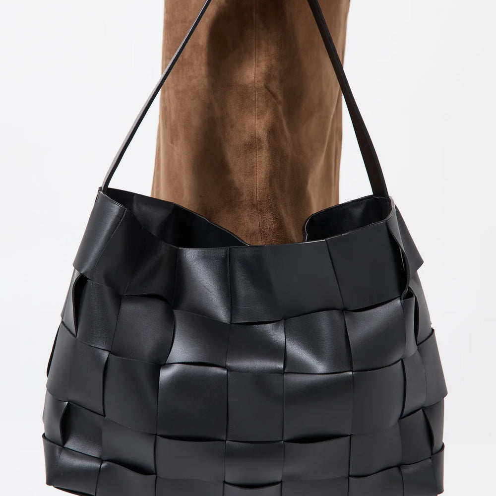 
                  
                    Woven Large Tote Black
                  
                