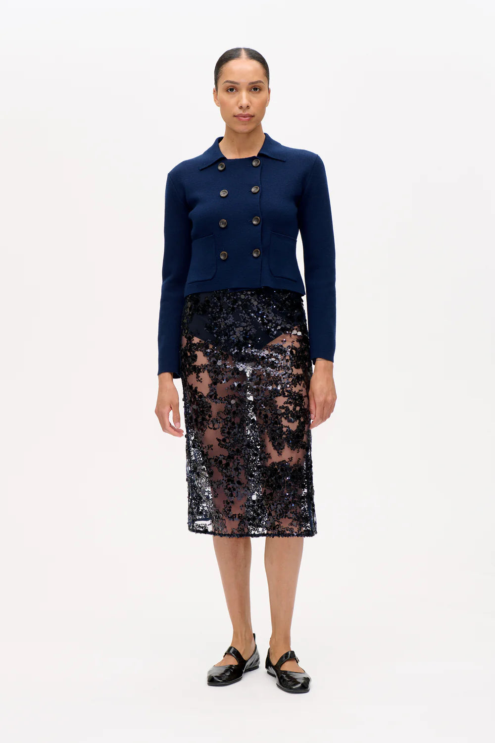 Shania Skirt Baritone Blue