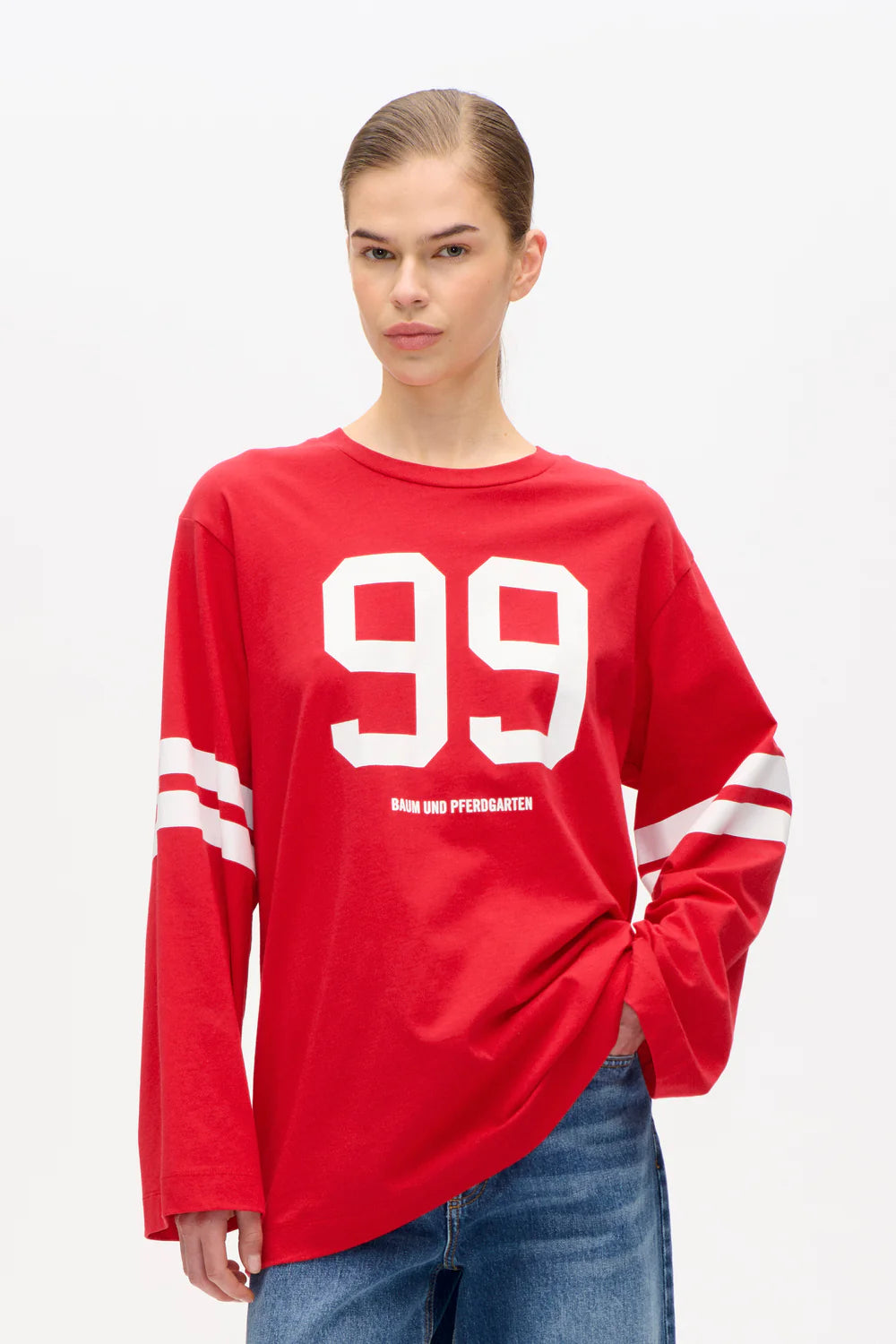 Jeevana Top Crimson Red