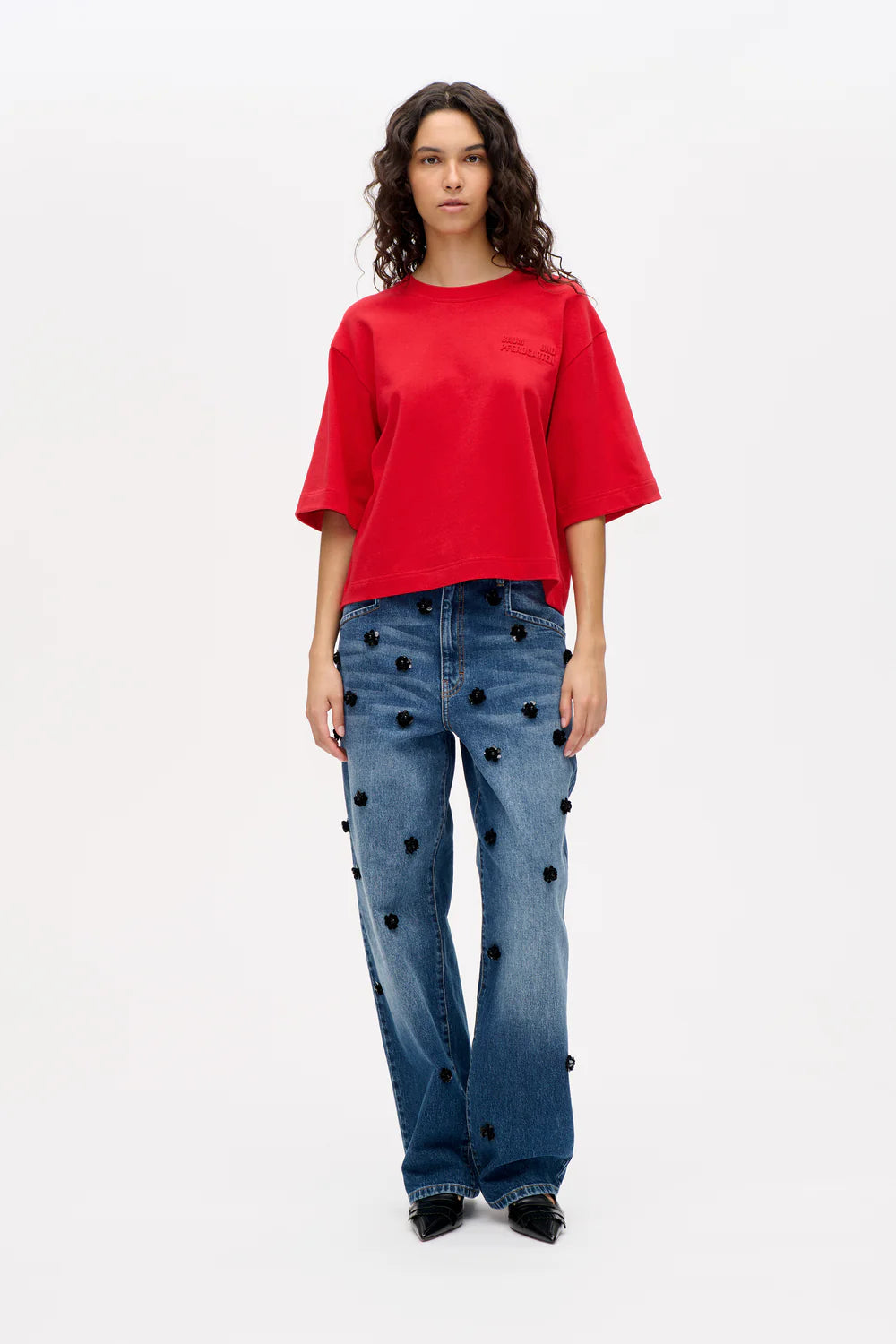 Jiana Crimson Red T-Shirt