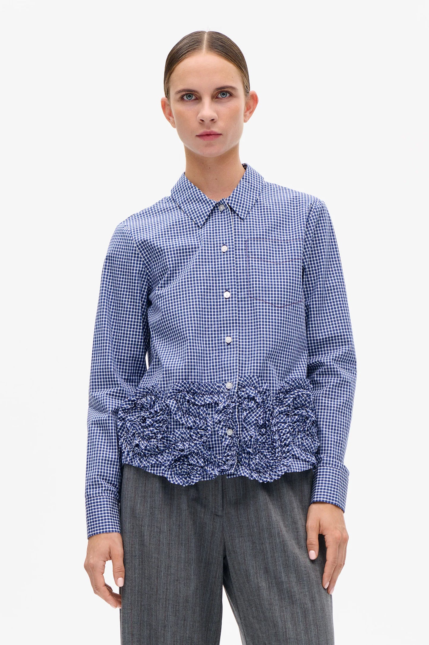 
                  
                    Mariel Shirt Mini Blue Check
                  
                