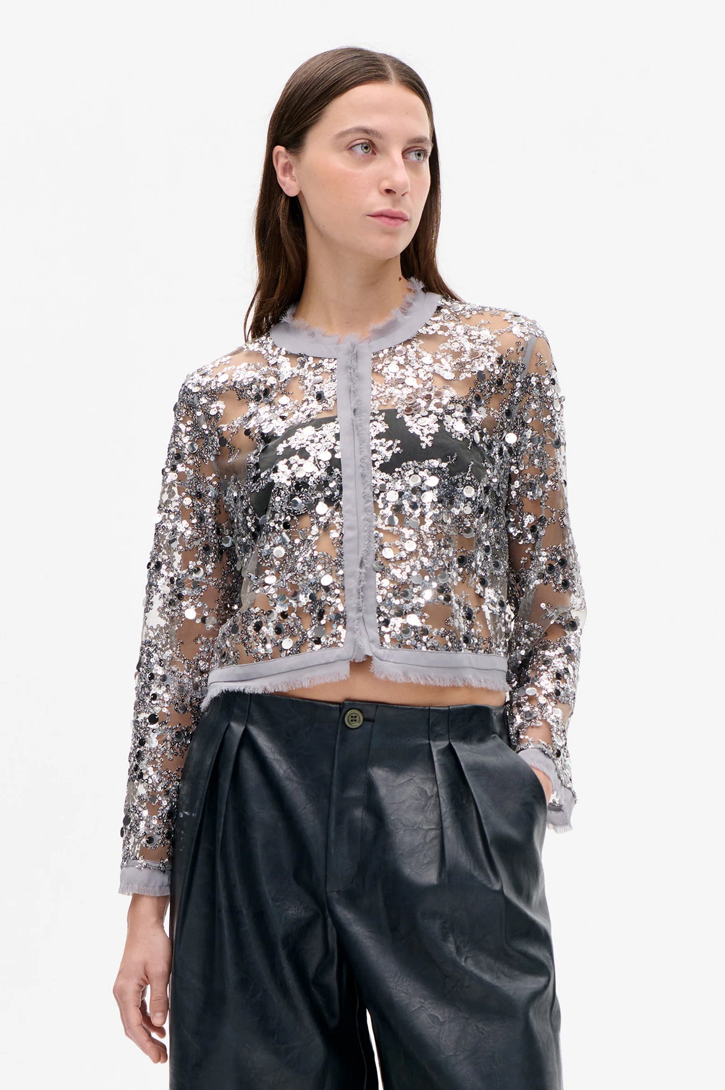 
                  
                    Bethina Jacket Grey Sequins
                  
                