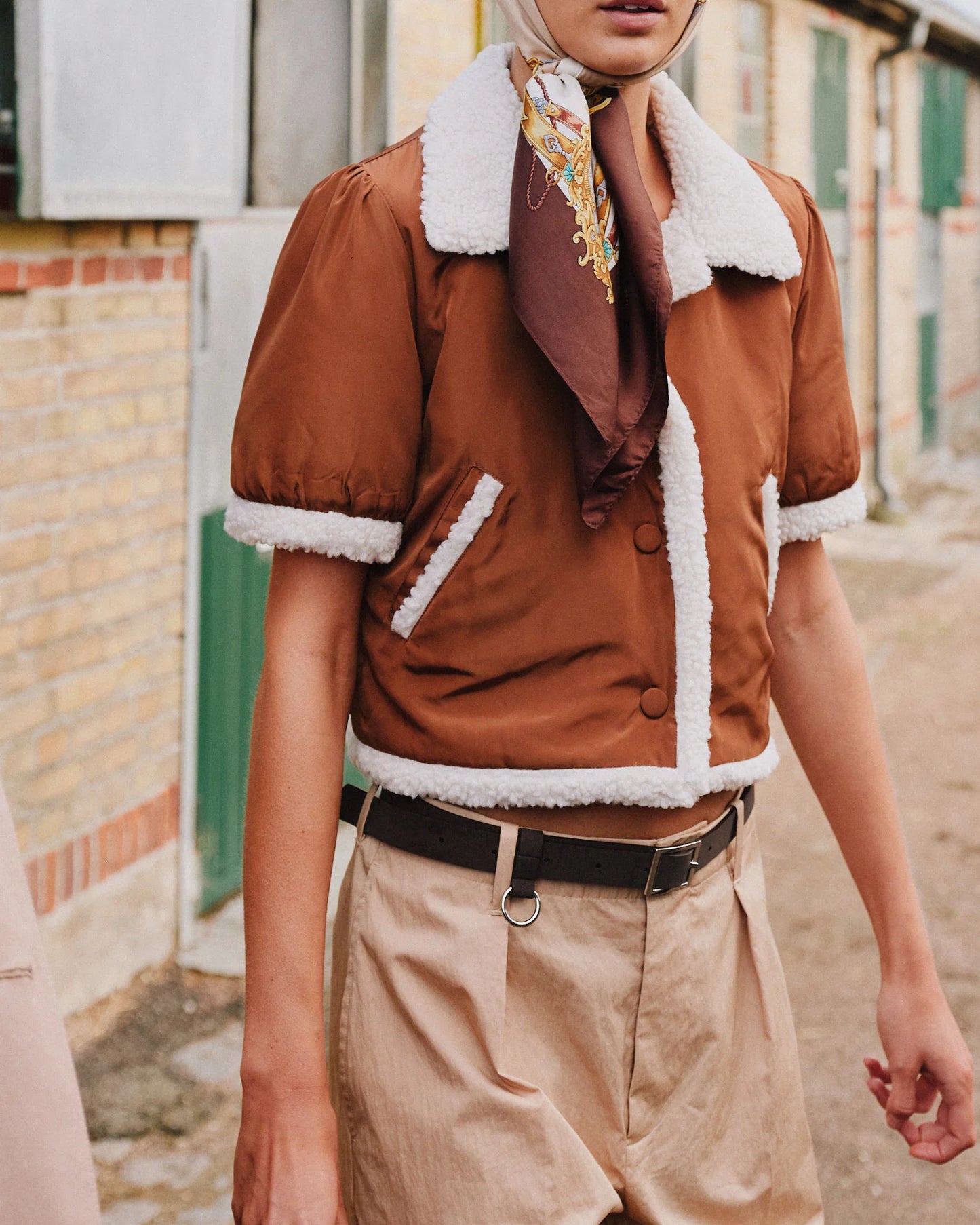 
                  
                    Jessi Blouse Camel Creme Mix
                  
                