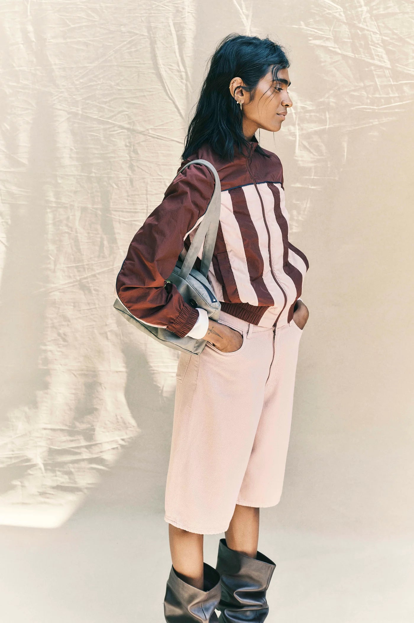 
                  
                    Bettie Jacket Bordeaux Pink Mix
                  
                