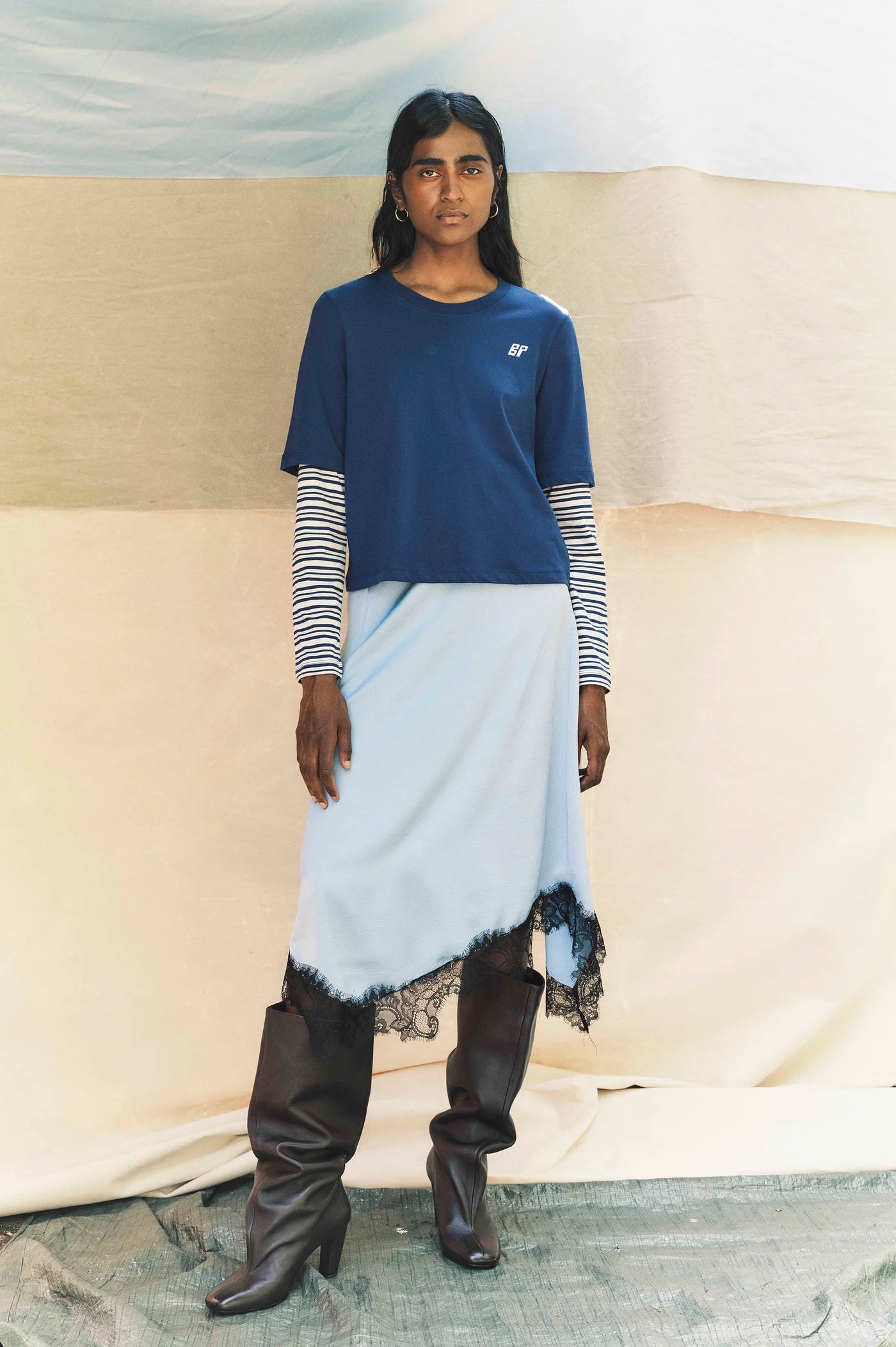 
                  
                    Sophie Skirt Dusk Blue
                  
                