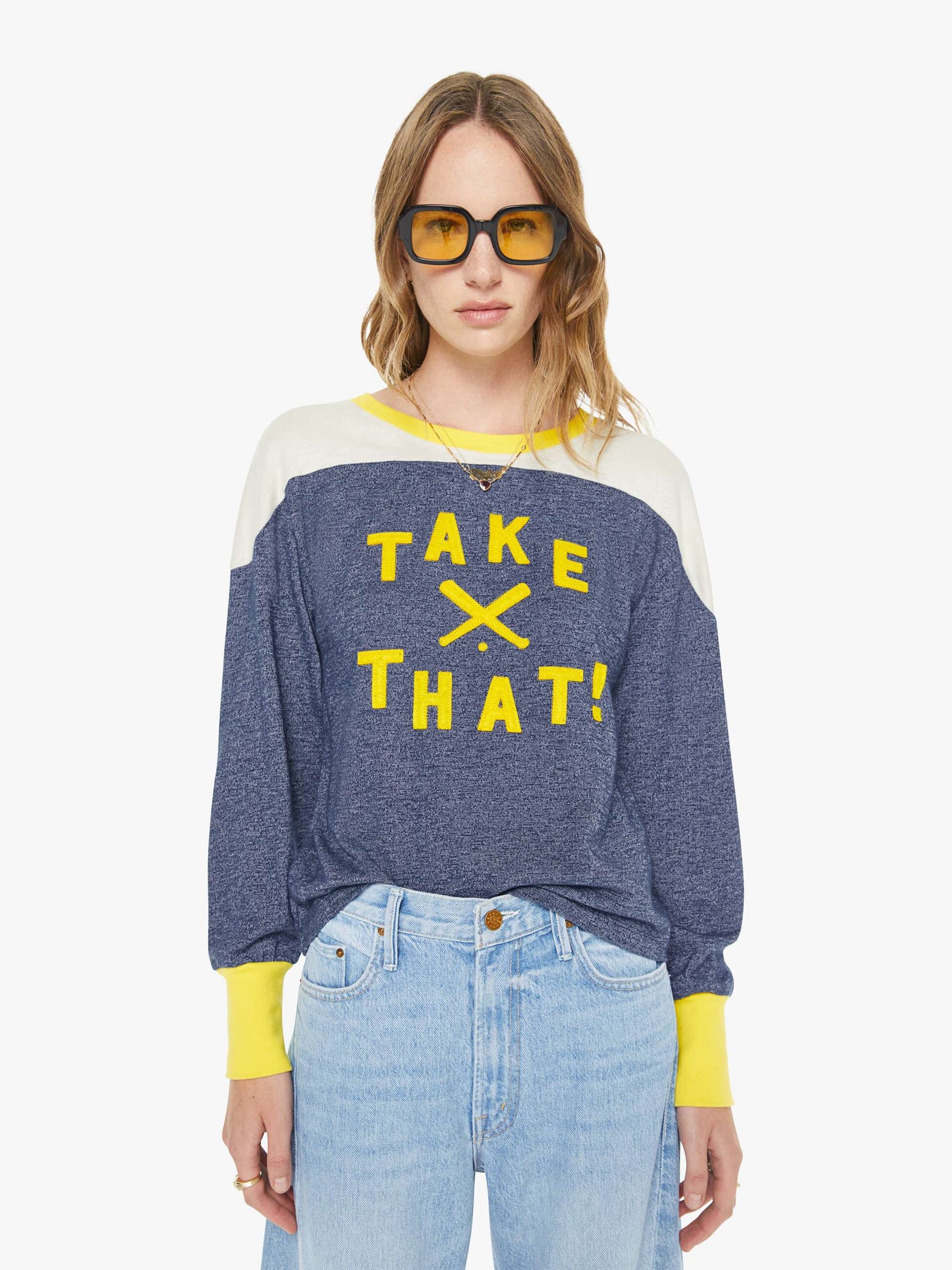 
                  
                    The L/S Cap Outfielder Top
                  
                