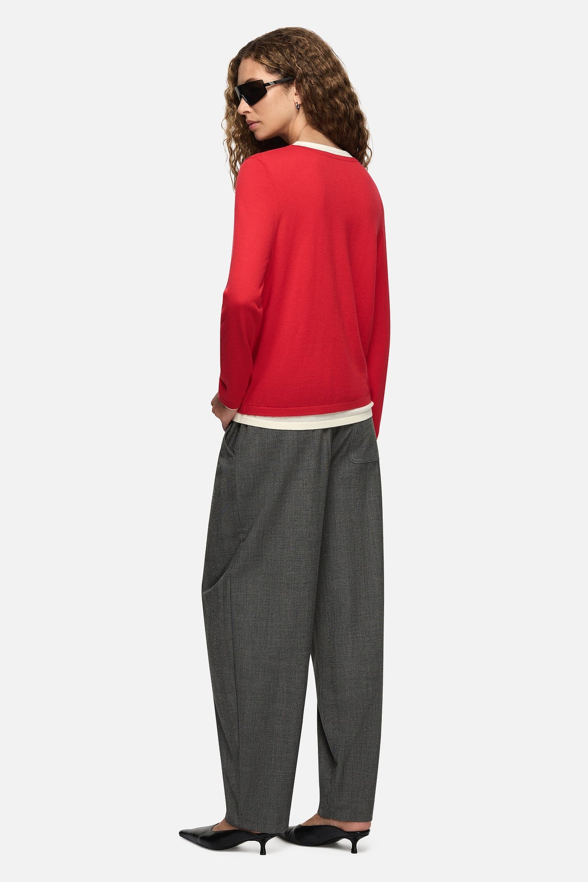 
                  
                    Amber Layered Sweater Red
                  
                