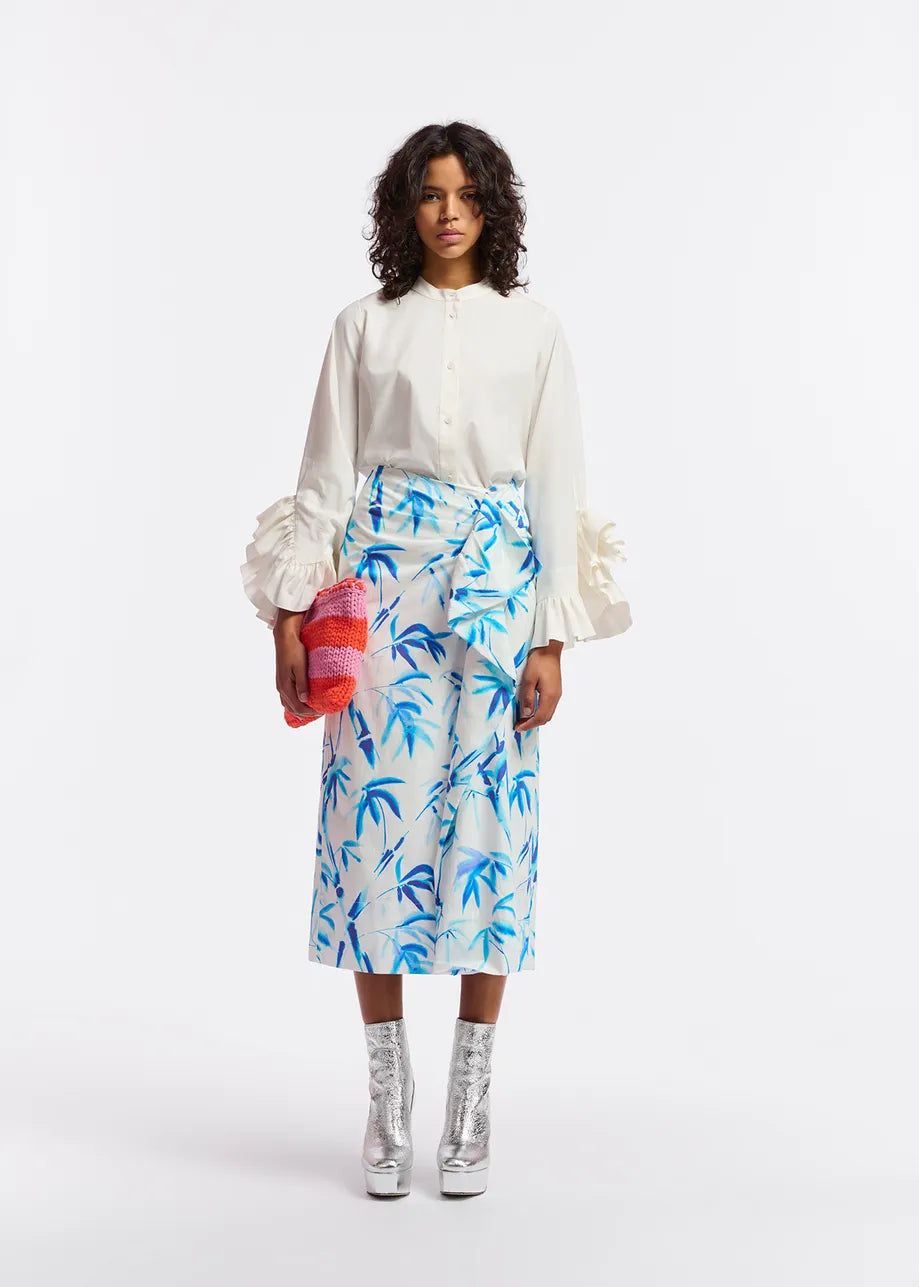 
                  
                    Famke Shirt in Off White
                  
                