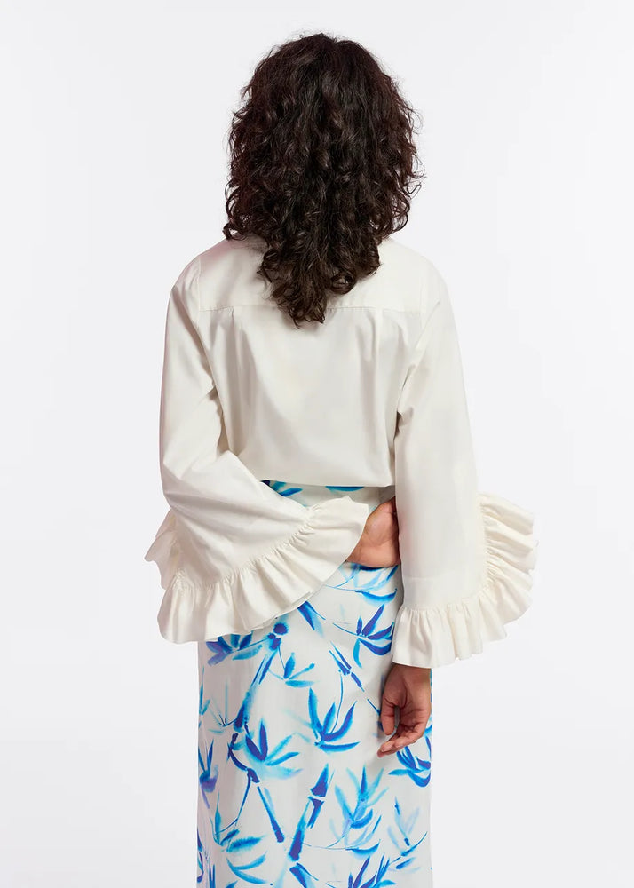 
                  
                    Famke Shirt in Off White
                  
                