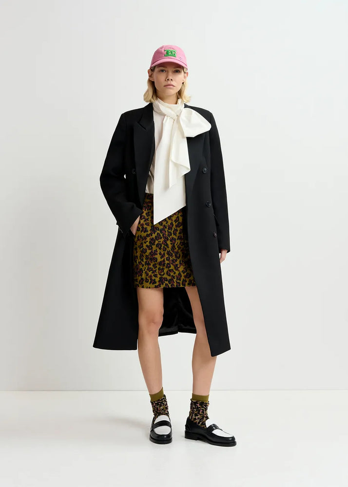 
                  
                    Greta Off-white cotton shirt with pussy bow
                  
                
