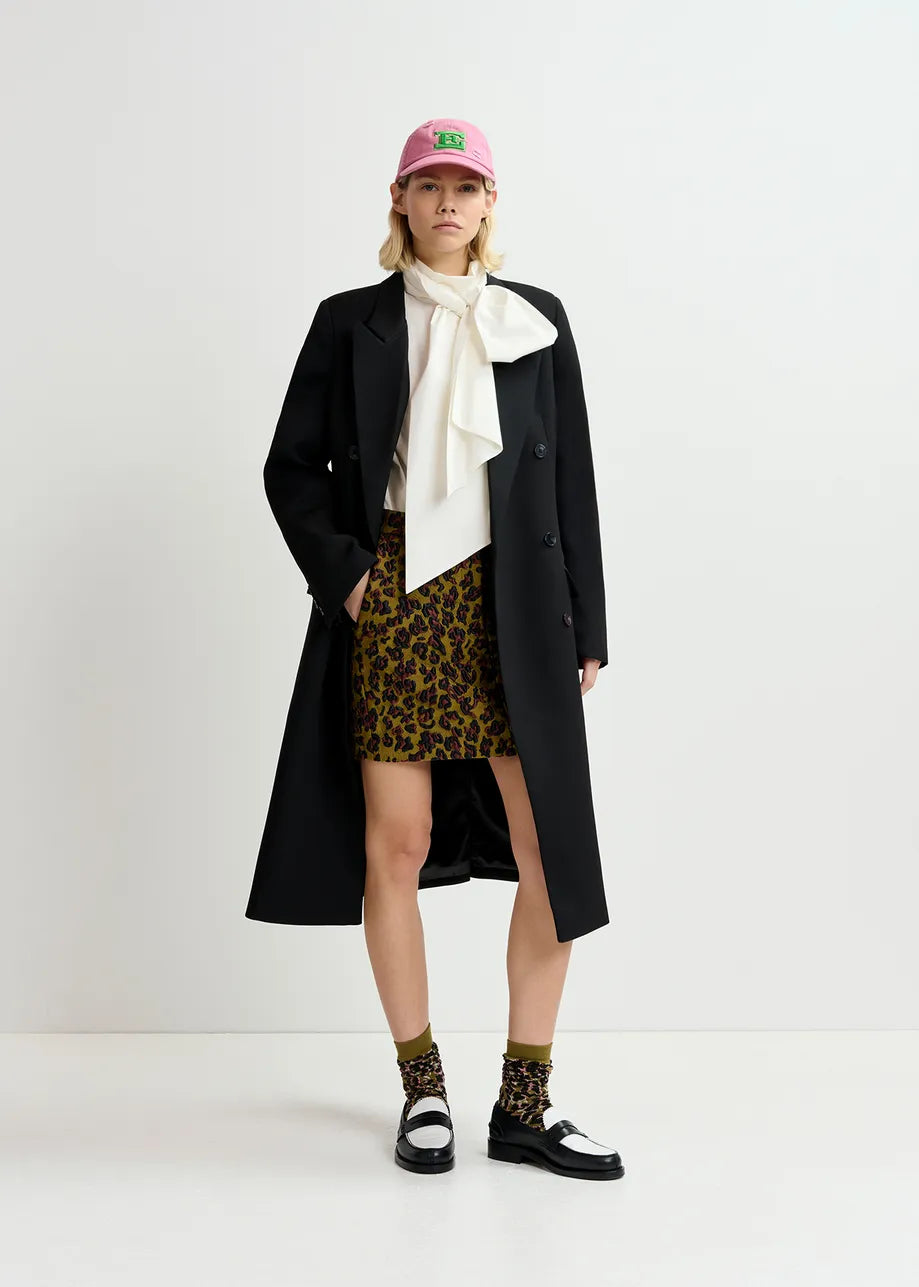 
                  
                    Greta Off-white cotton shirt with pussy bow
                  
                