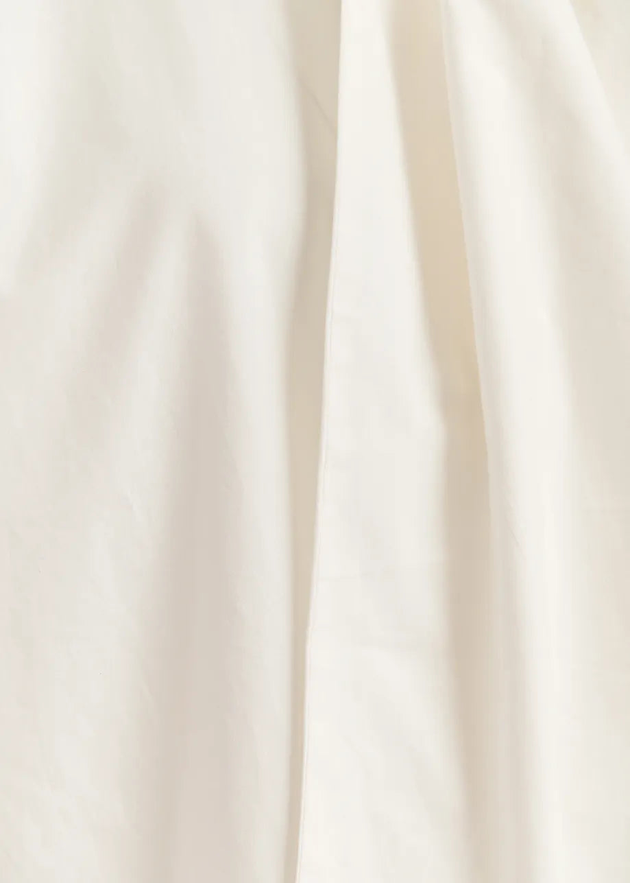 
                  
                    Greta Off-white cotton shirt with pussy bow
                  
                