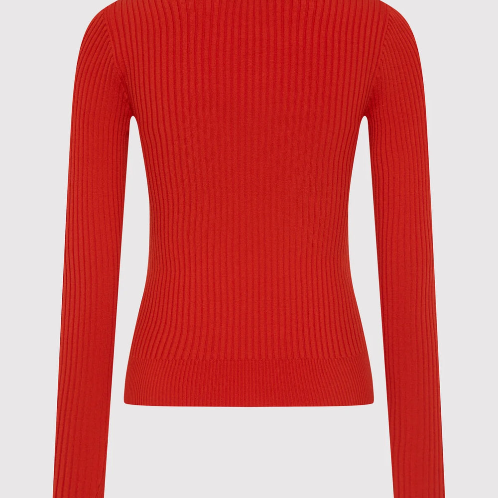 
                  
                    Fine Line Long Sleeve Top Red
                  
                