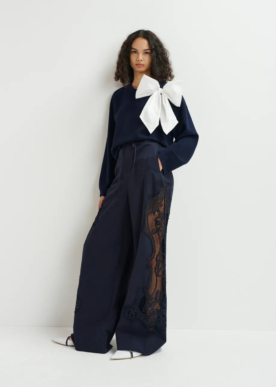 Hace Lace Panelled Pants