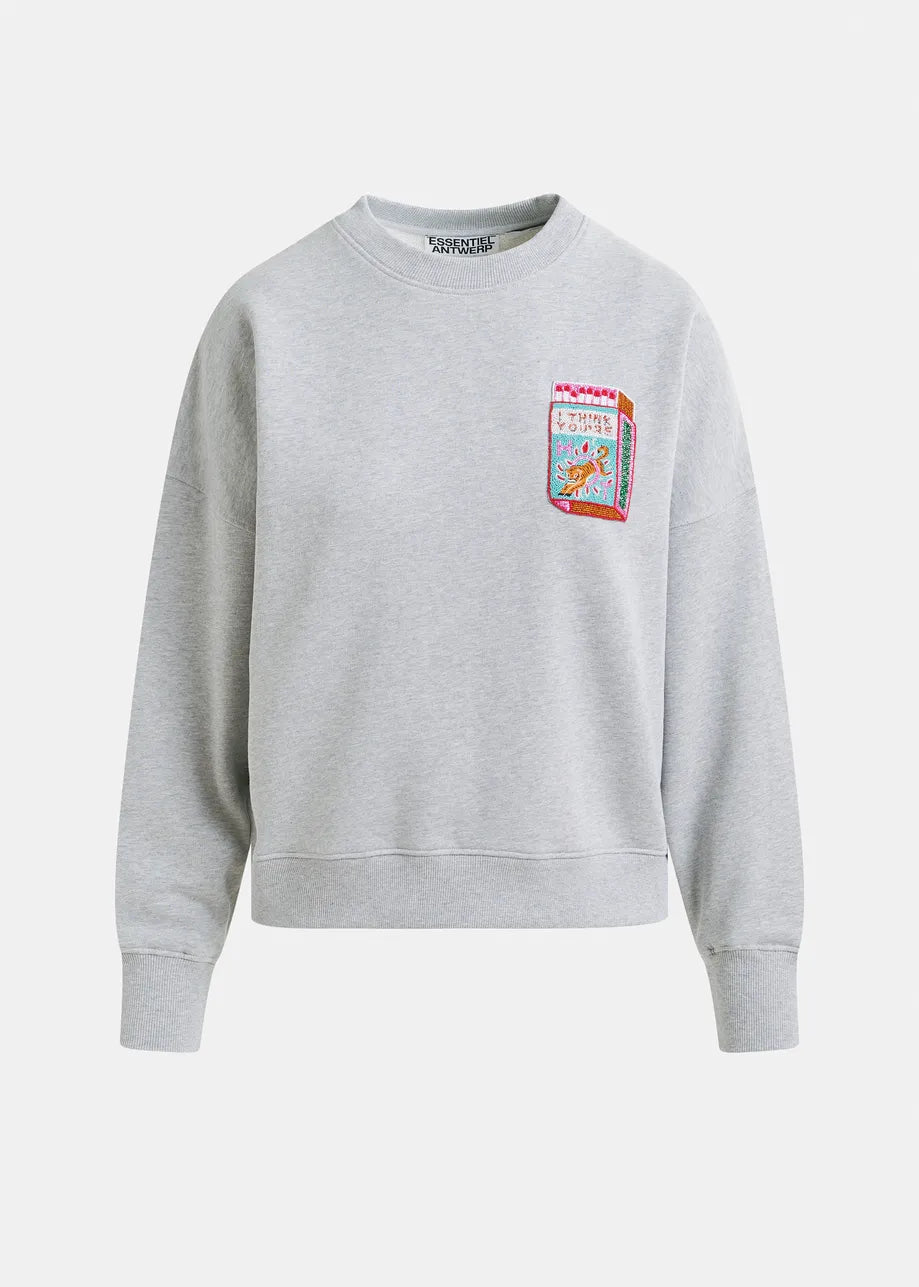 Hallumettes Embroidered Sweater