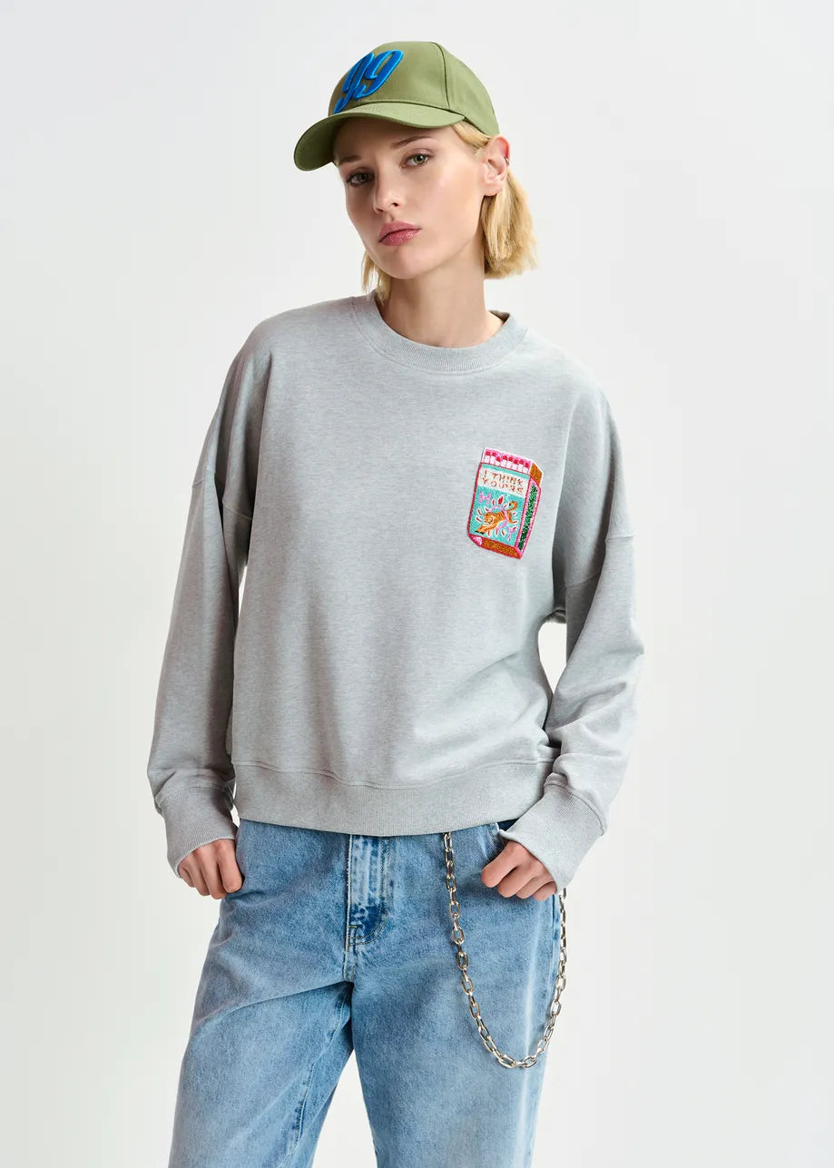 
                  
                    Hallumettes Embroidered Sweater
                  
                