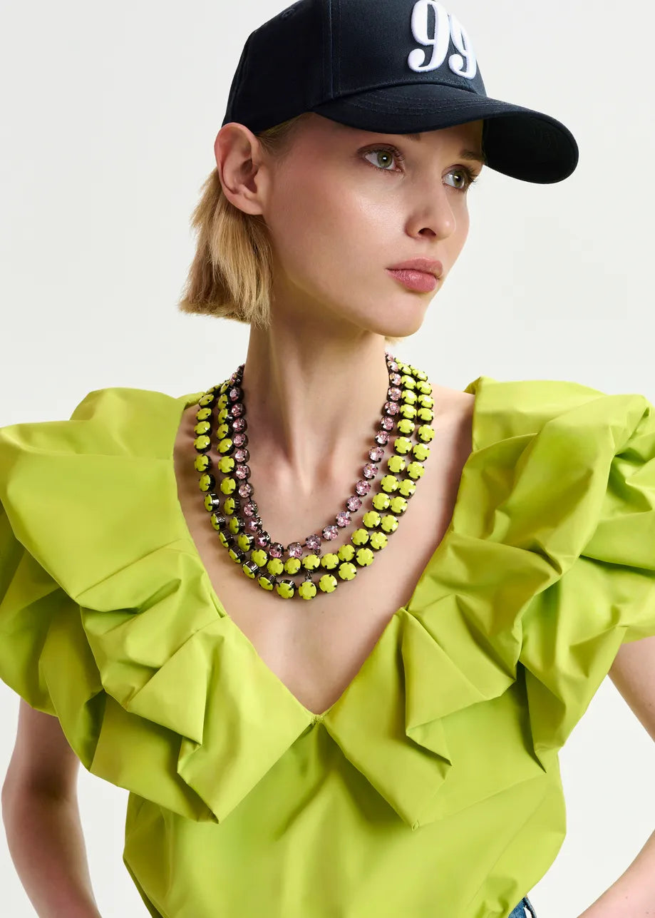 Hardians Rhinestones Necklace Citronella