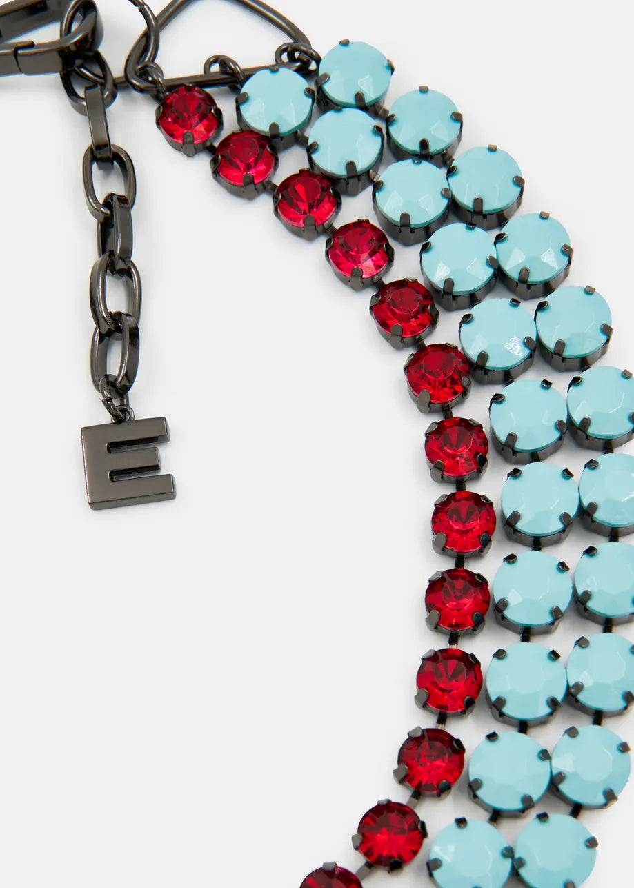 
                  
                    Hardians Rhinestone Necklace Neptune Green
                  
                