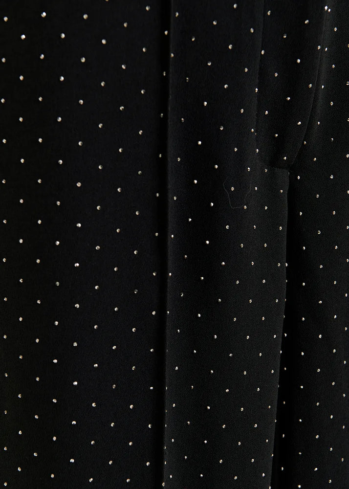 
                  
                    Healthy Black Rhinestone Wide Leg Pants
                  
                