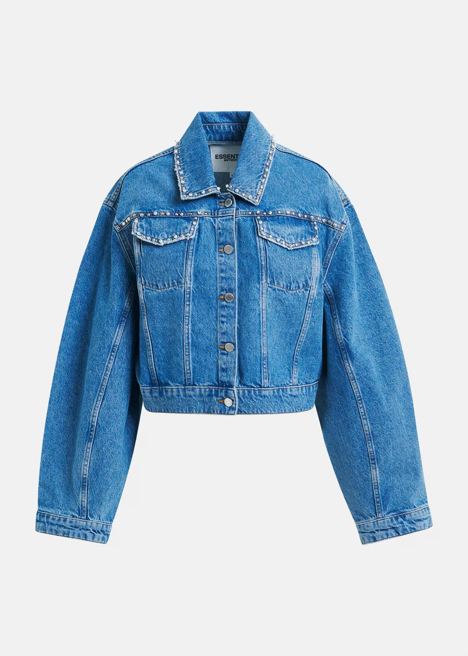 
                  
                    Idolized Cropped Denim Jacket
                  
                