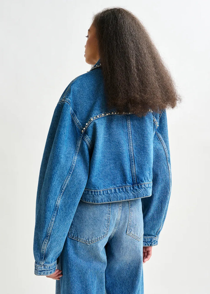 
                  
                    Idolized Cropped Denim Jacket
                  
                