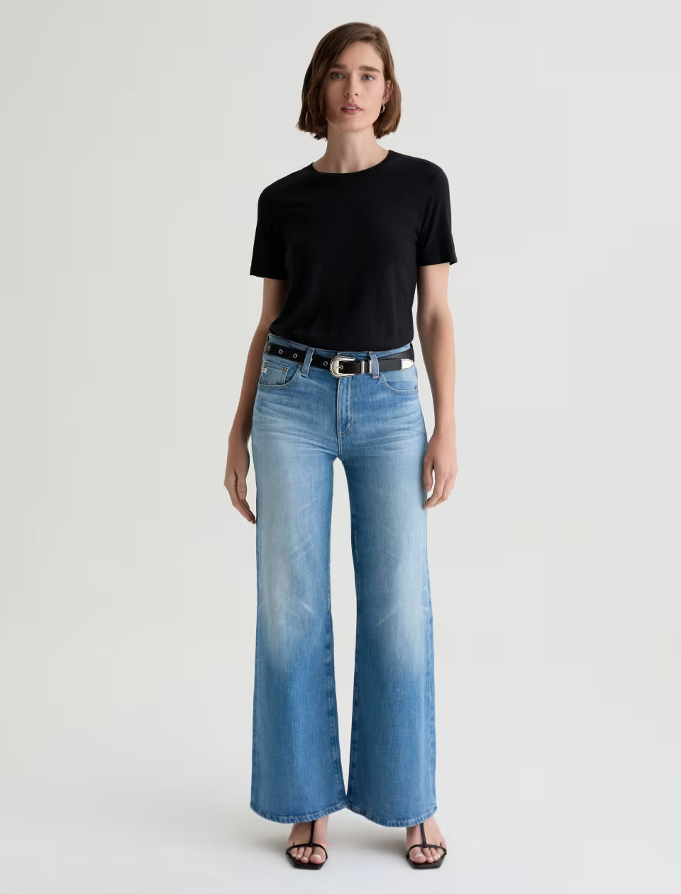 Saige Wide Leg Jean- 18 Years Bisou