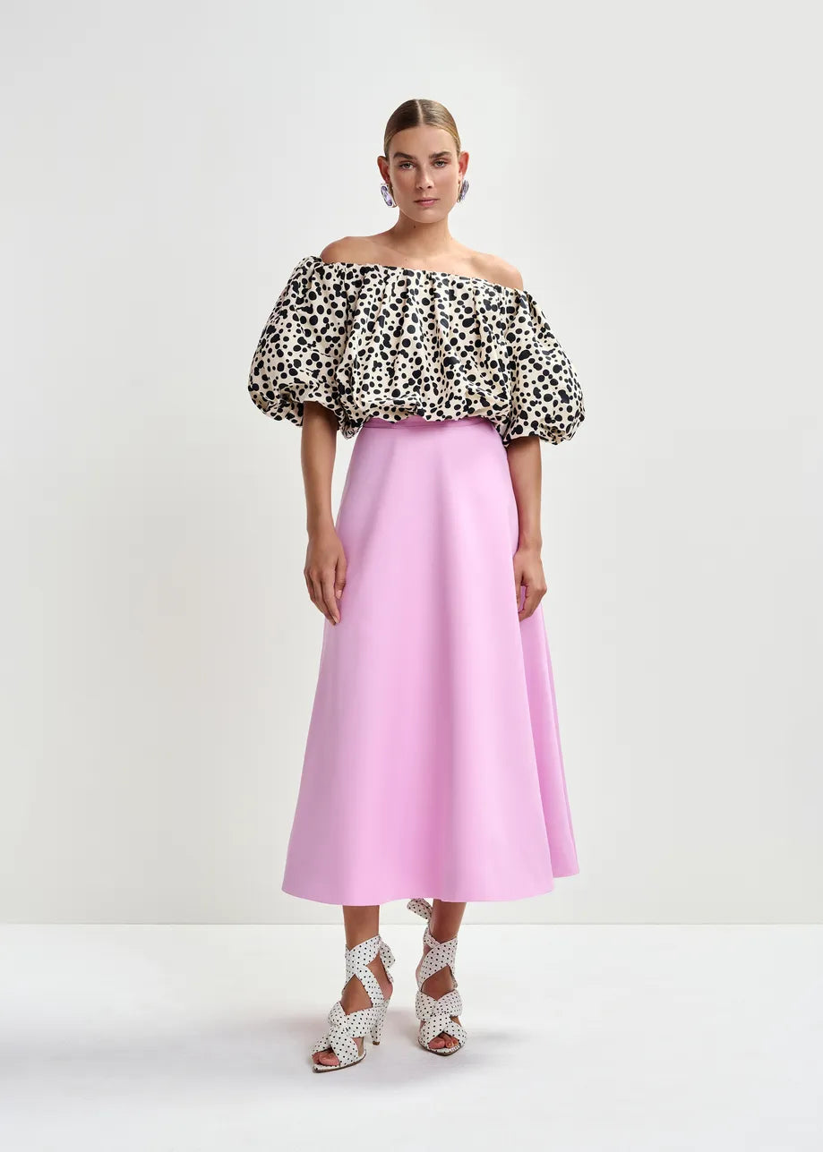 
                  
                    Julio Pink A-Line Skirt
                  
                