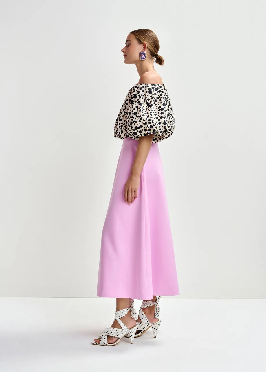 
                  
                    Julio Pink A-Line Skirt
                  
                